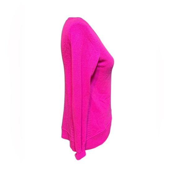 DVF Kingston Cashmere Sweater in hot flamingo - Picture 2 of 5